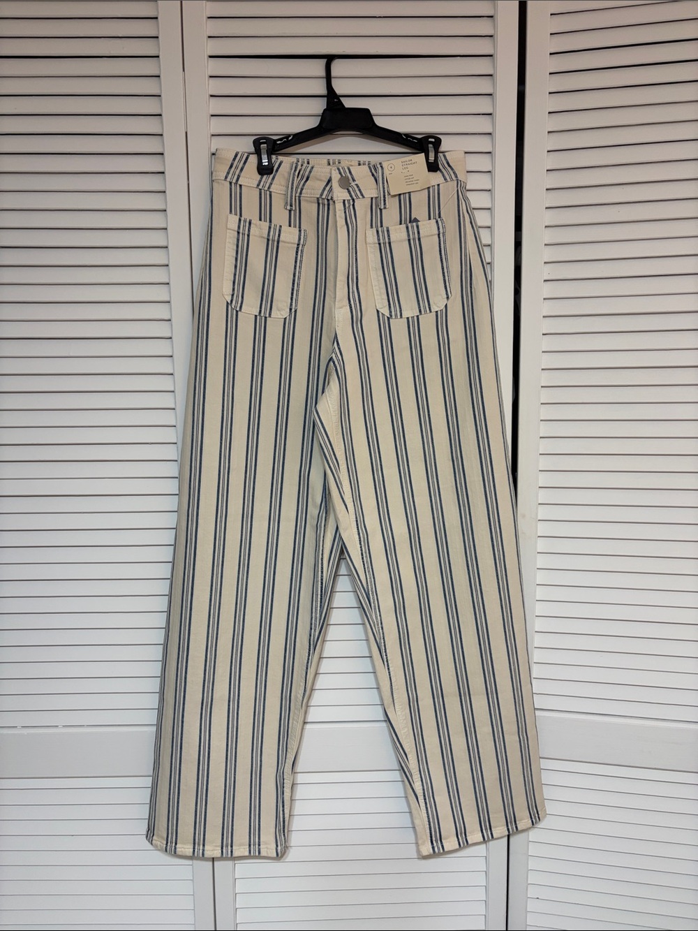 Women’s Pants Striped Denim four pocket